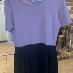 Lularoe Amelia with Pockets Black and pink